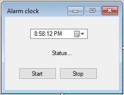 c# alarm clock