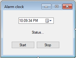 alarm clock in c#