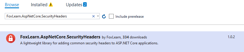 asp.net core security headres