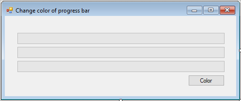 change color of progress bar in c#
