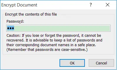 clear ms word password