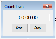 c# countdown