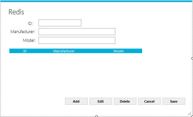 insert update delete with redis cache in c#