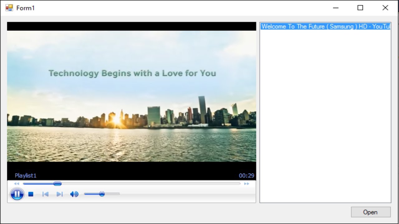 how to embed windows media player on a form in c#