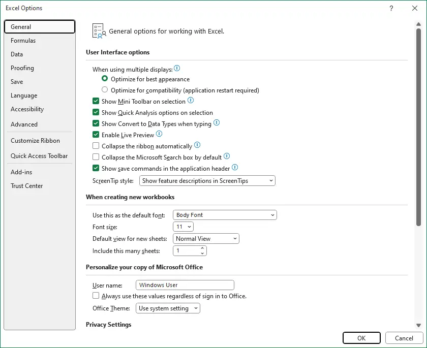 insert developer tab in excel