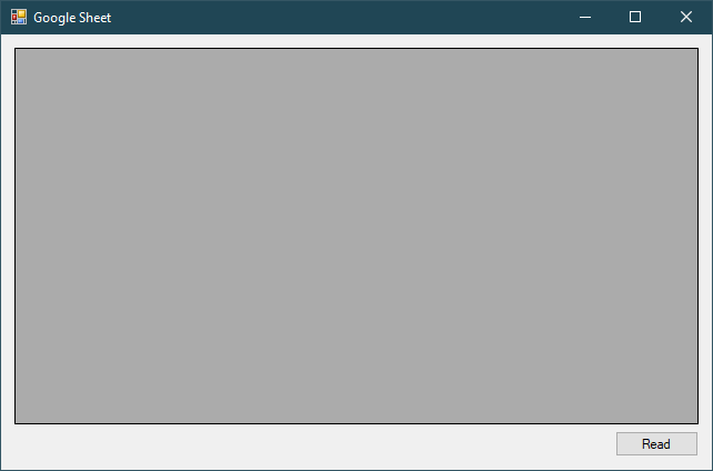 c# google sheet