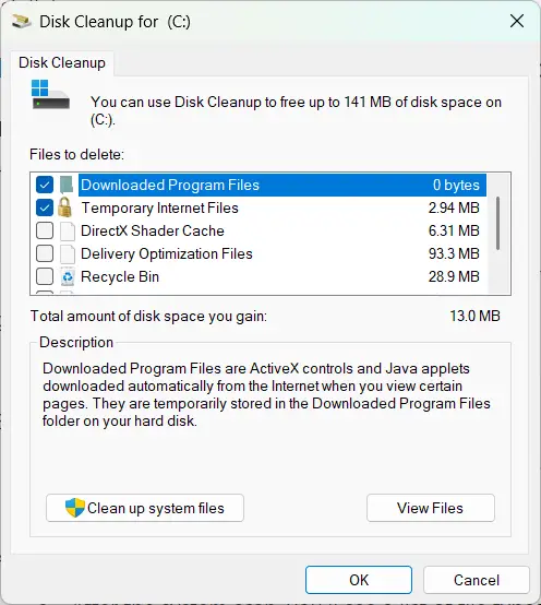 how to delete the windows old folder