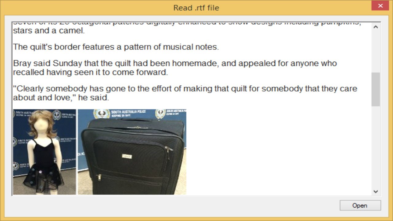 how to read .rtf file in c#