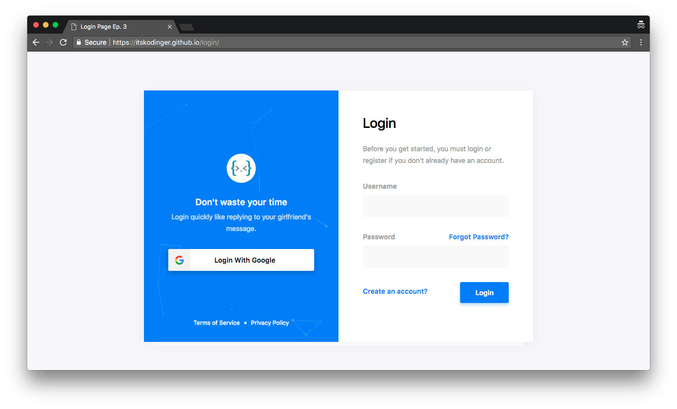 html login