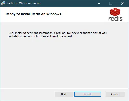 install redis windows