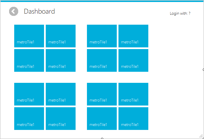 metro login form