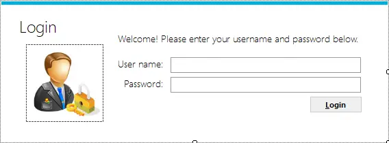 metro login form