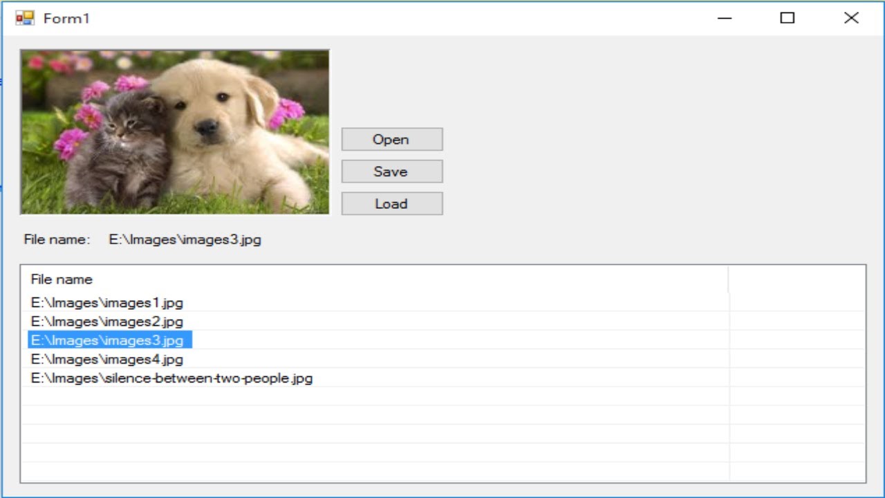 how to save and retrieve image from sql database in c#