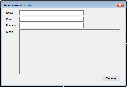 receive sms whatsapp in c#