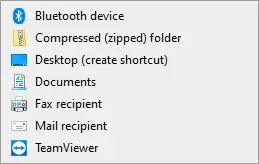 desktop create shortcut