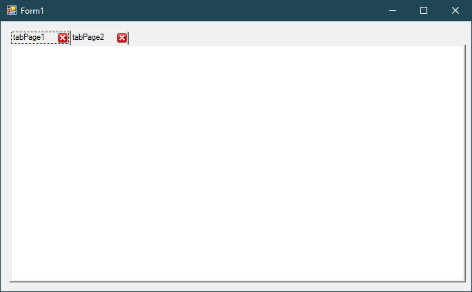 Foxlearn Windows Forms Add Close Button To Tab Control In C