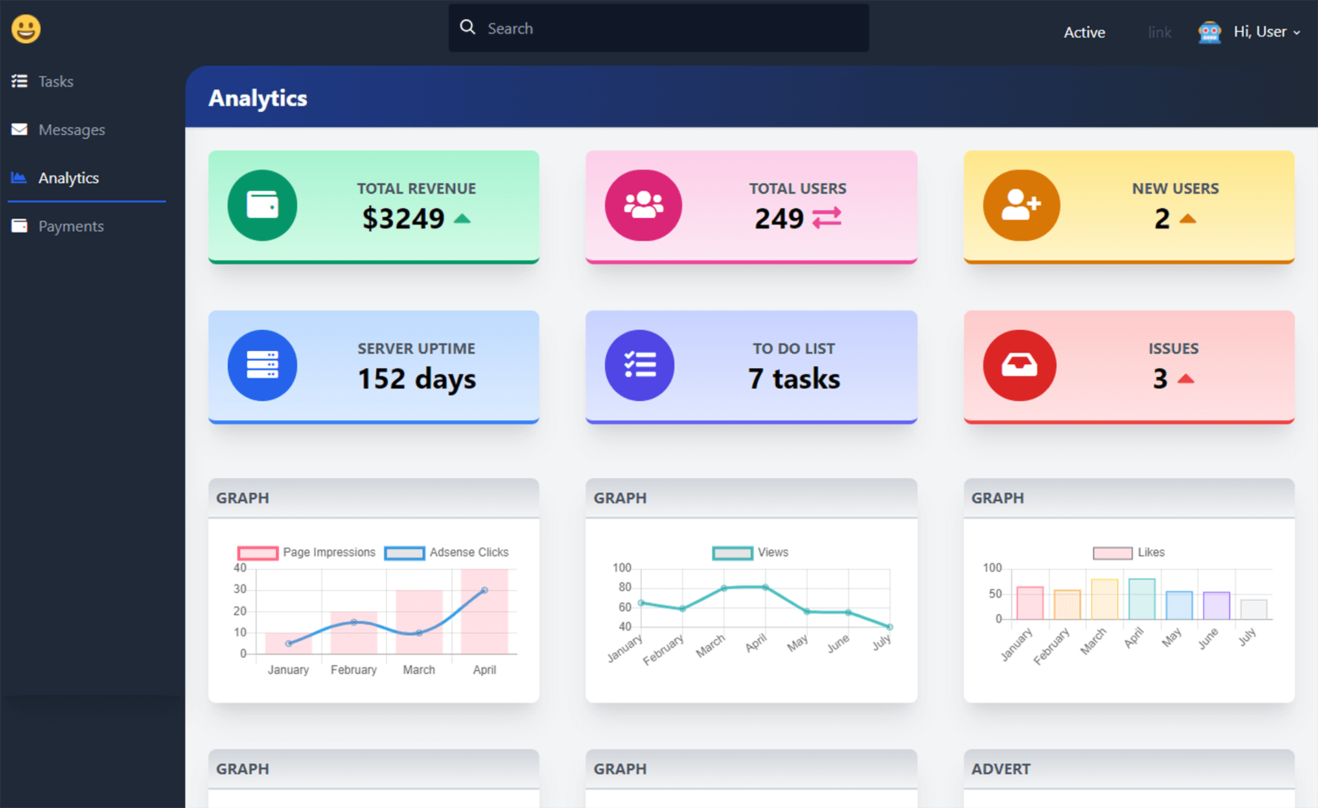 toolbox admin responsive tailwind css admin template