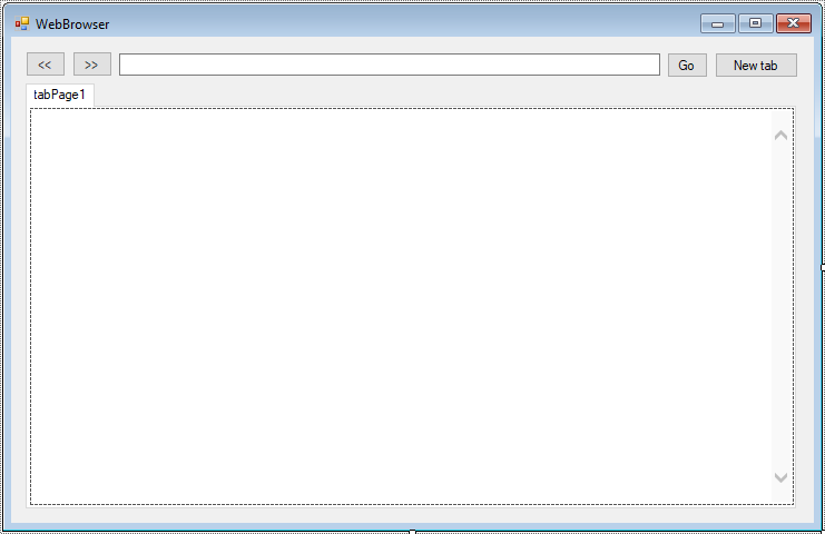 c# web browser with tabs