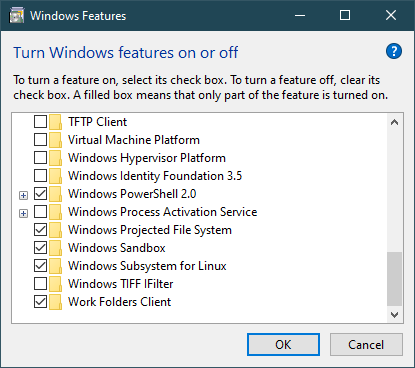 windows subsystem for linux